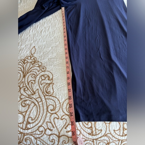 Roz & ALI Dressy Navy Blue Jumpsuit w/ Pleated Bodice SIZE: 16 - Picture 11 of 11